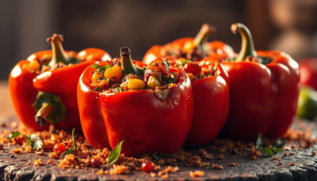 AI-Designed Stuffed Bell Peppers