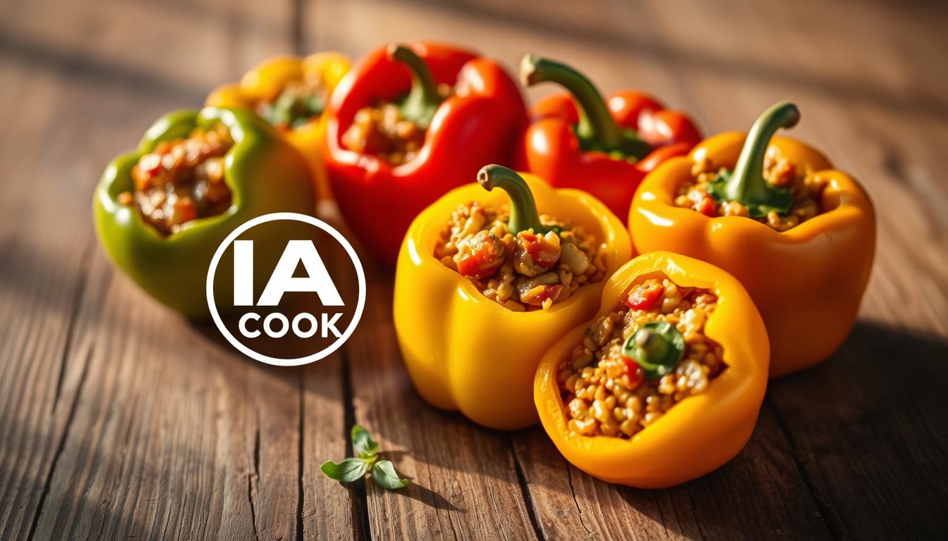 AI-Designed Stuffed Bell Peppers