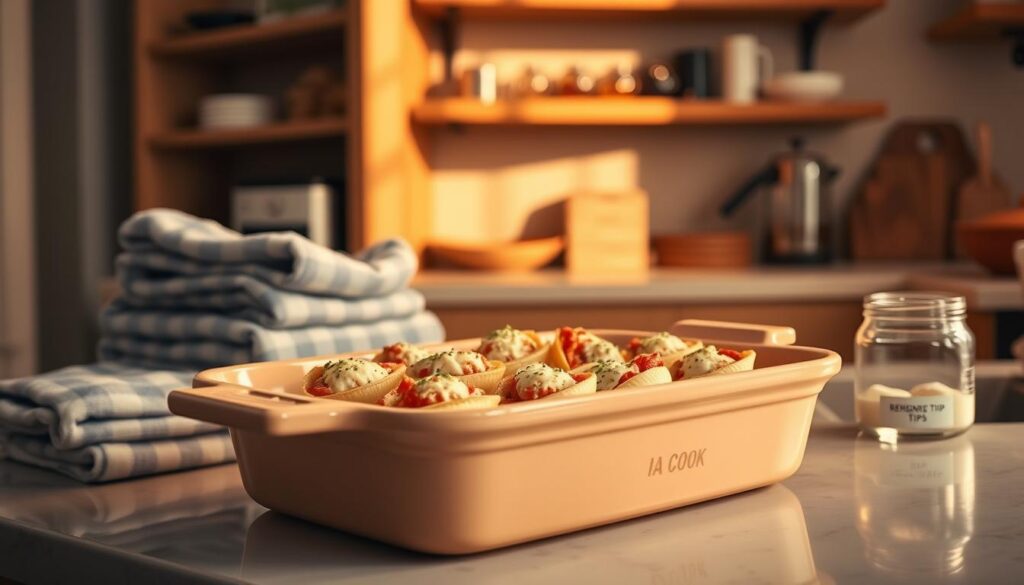 AI-Powered Stuffed Shells storage and reheating tips