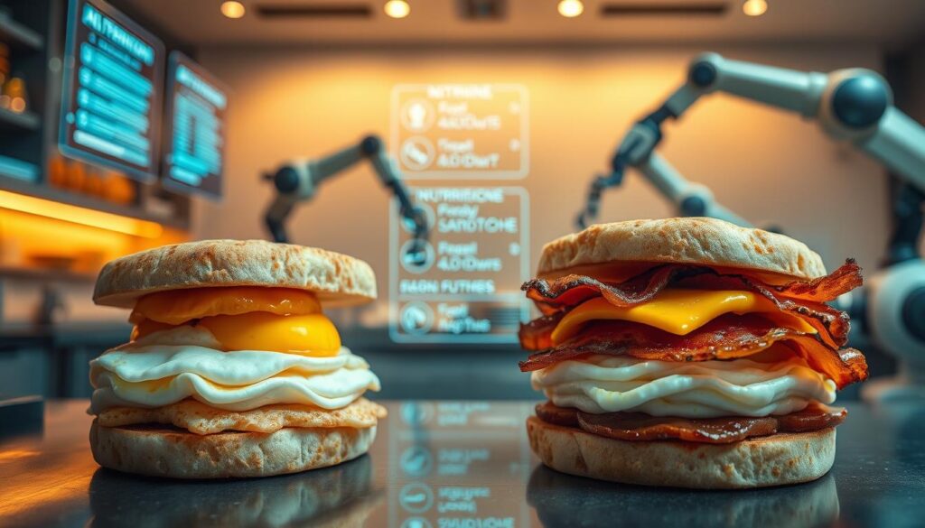 Artificial Intelligence Breakfast Sandwiches