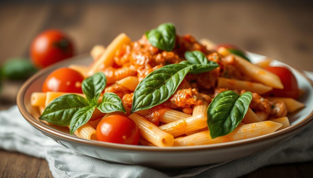 Creamy Tomato Basil Pasta