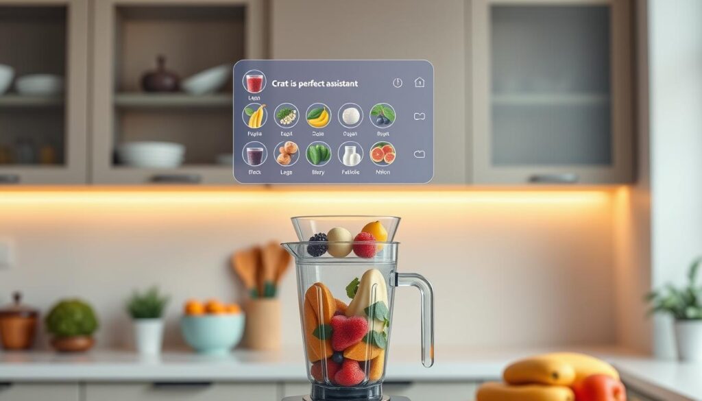 digital recipe assistant for smoothies