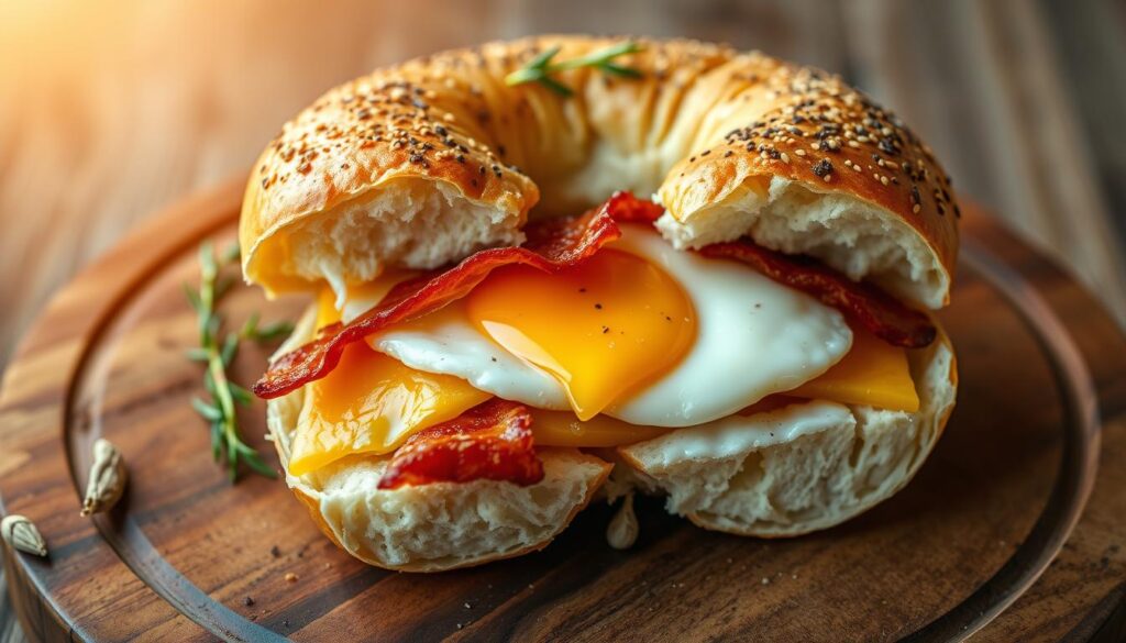 easy breakfast bagel recipes