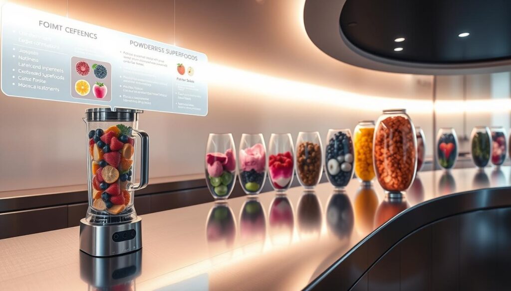 high-tech smoothie creations